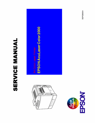Epson AcuLaser Color 2 EPSON AcuLaser Color 2000
A4 Color Laser Printer Service Manual